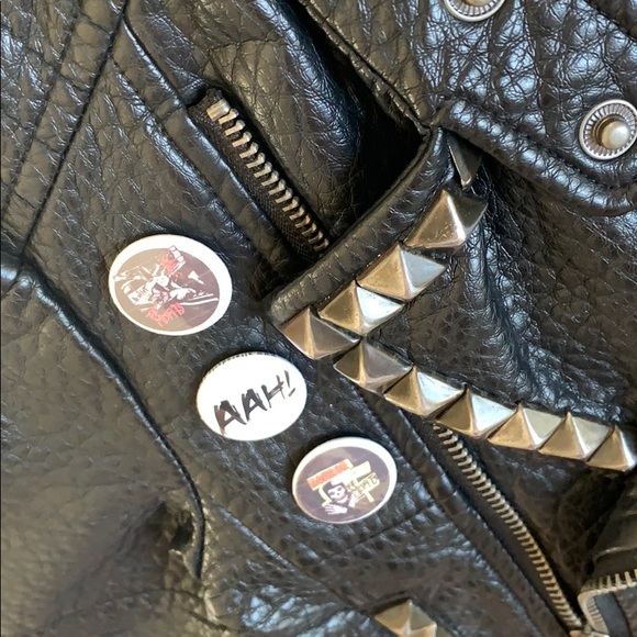 DIY Kids Punk “Leather” Jacket ❤️ Dead Kennedy’s - Picture 5 of 9